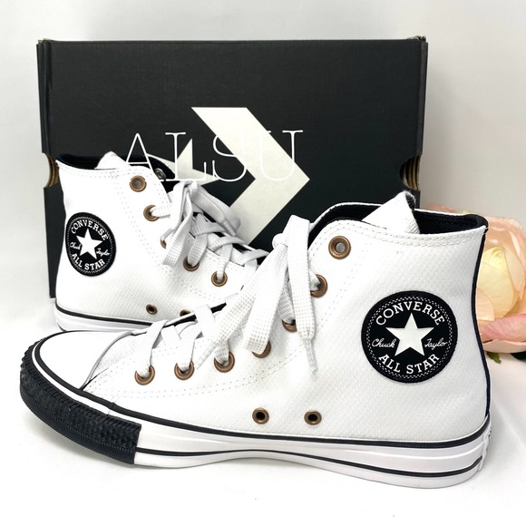 Converse Ctas High Top Canvas White Black Men’s